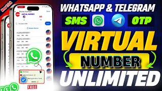 Get FREE WhatsApp and Telegram OTP Without USA Temp Number Unlimited  2026 Virtual Number Temporary screenshot 2
