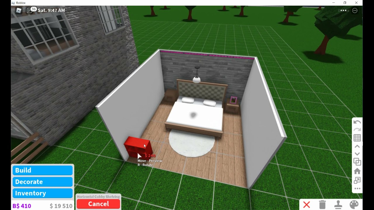 How to make a cute aesthetic teen room in bloxburg YouTube