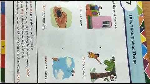 English class 1 chapter 7 This, That, These, Those part 1