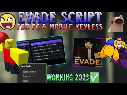 NEW BEST Evade SCRIPTS Mobile And Pc, ALL FEATURES