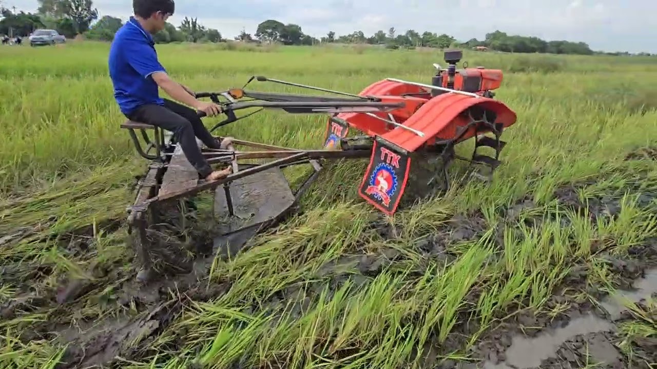 ผาน6ใส่สูบเดียว1ไร่ไถไม่ถึง10นาที ลองทั้งทีต้องป่าแบบ รกๆไปเลย