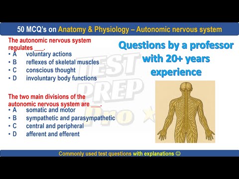 Quiz Autonomic Nervous System