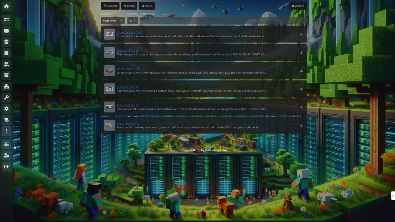 New Minecraft Server Hosting Control Panel: Blueprint 2024