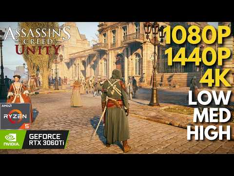 Assassin's Creed Unity - RTX 3060 Ti | 1080p, 1440p, 4K - All Settings Tested