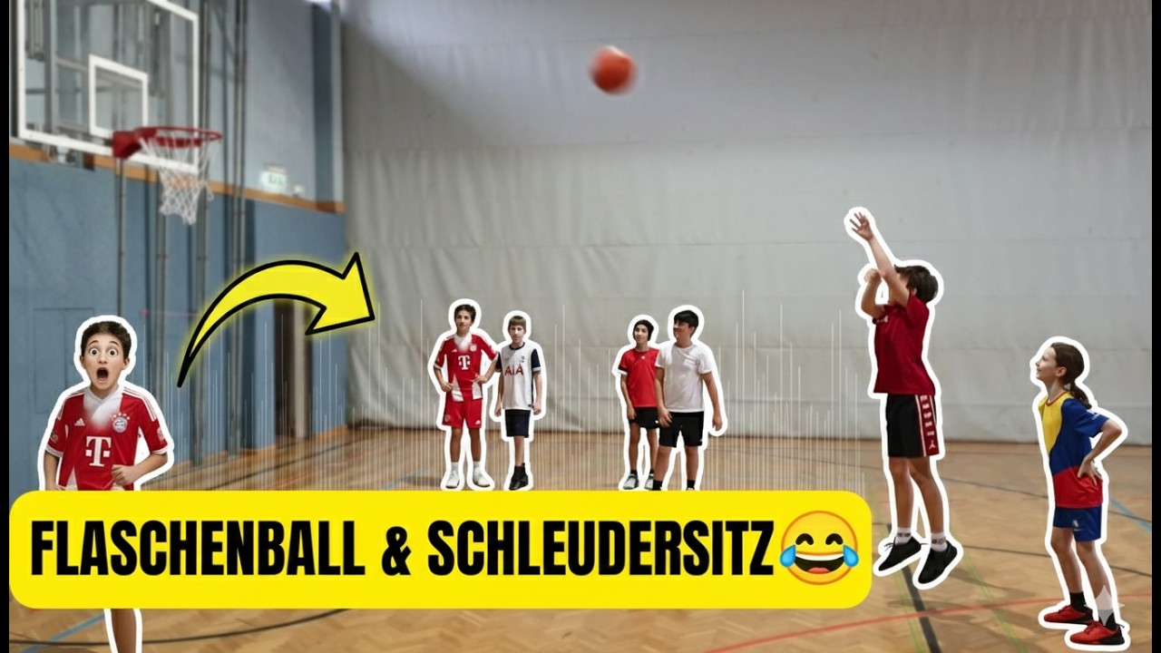 Flaschenball- Sportunterricht