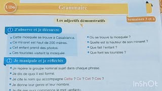 les adjectifs démonstratifs/grammaire pour communiquer en français 4 AEP page 192