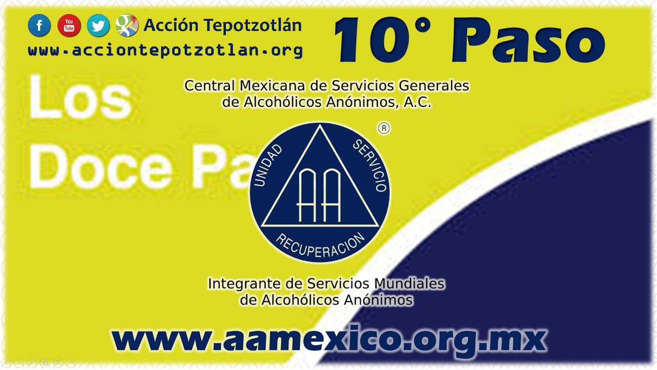 Pasos de AA - Decimo paso AUDIO