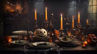 Halloween Feast by Candlelight 🎃 Thunderstorm Raging Outside Falling Rain Sounds ⛈️ Ambience & ASMR by Infinity Rooms 2,991 views 7 months ago 2 hours