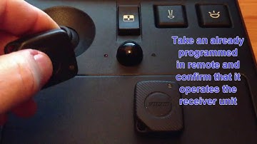 Fiat Tipo Remote Central Locking - Programming Using an Existing Remote