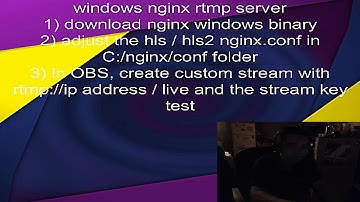 Windows nginx rtmp server Episode 1 | Technology Consultant | Software Developer