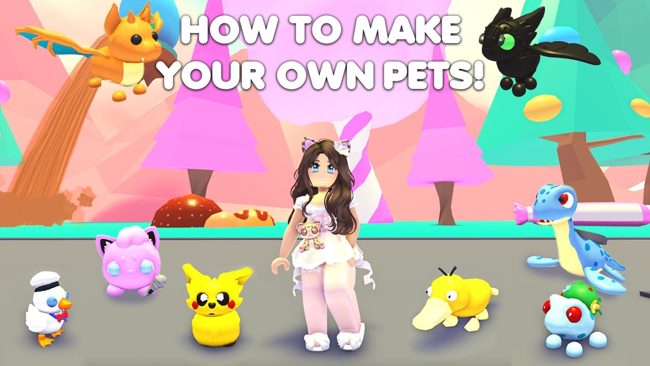 HOW to make your own PETS in Adopt me! - YouTube