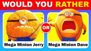 Would You Rather DESPICABLE ME 4 EDITION 🍌🤓 Minion Movie Quiz