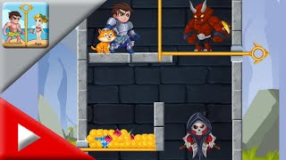 Rescue Hero New Gameplay All Level - Pull The Pin Mobile Puzzle Game screenshot 4