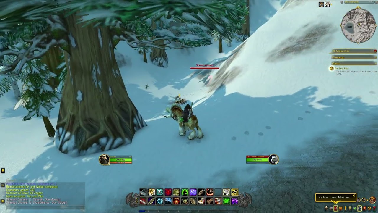 "The Lost Pilot" Quest - Dun Morogh - World Of Warcraft