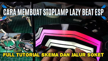 TUTORIAL MEMBUAT STOPLAMP LAZY BEAT ESP//Link pembelian bahan cek deskripsi
