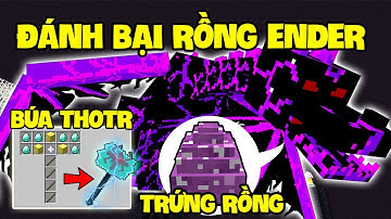 MINECRAFT KỴ SĨ RỒNG - TẬP 9 | BÚA THOR, TRỨNG RỒNG ENCHANT VÀ ĐÁNH BẠI RỒNG ENDER CHỈ VỚI CUNG LỬA