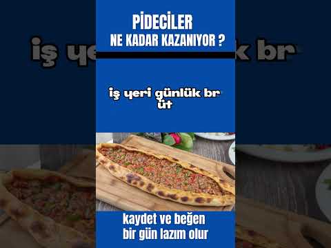 PİDECİLER NE KADAR KAZANIYOR ? #shorts #pideci #pide