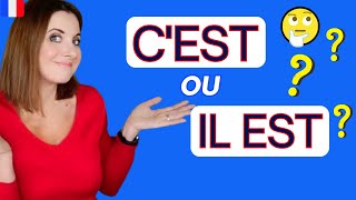 C'EST ou Il EST en français ? 🤔Ne fais plus jamais l’erreur ! Sous-titres