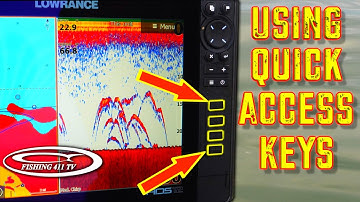 Using Lowrance Quick Keys