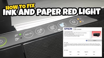 How To Fix Epson L3250 Not Printing Error Code 034004 | Paper Jam Error Ink and Paper Light Red Fix
