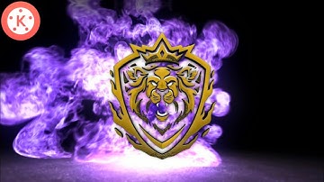 How to make energy burst logo reveal animation intro in kinemaster