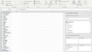 How to collapse rows in a pivot table in Excel