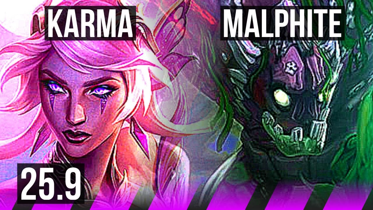 KARMA & Varus vs MALPHITE & Caitlyn (SUP) | KR Master | 25.9