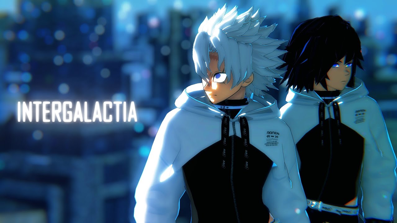 【鬼滅のMMD】INTERGALACTIA【不死川実弥】【冨岡義勇】※お着替えあり