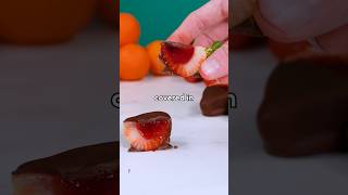 Level Up Your Parties with these CHOCOLATE COVERED JELLO STRAWBERRIES!