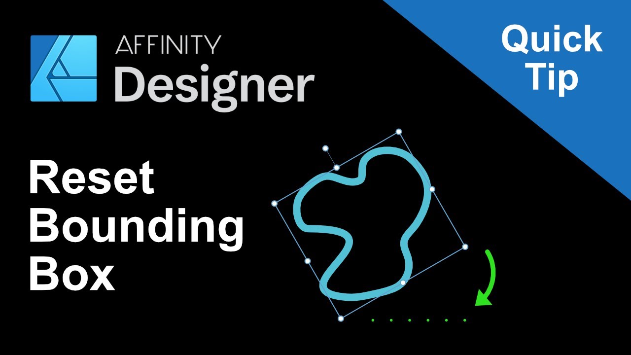 Affinity Designer Quick Tip: Reset Bounding Box