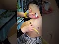 💈Back shaving & It's getting hot—take off the “sweater” he's wearing!#barber #barbershop