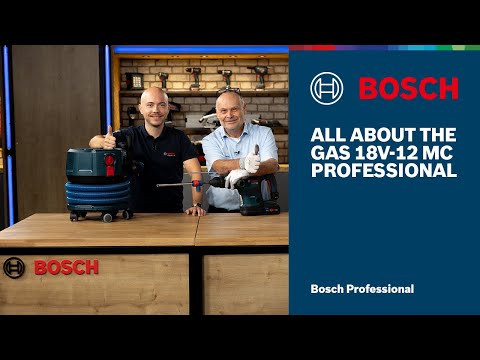 All about the GAS 18V-12 MC Professional cordless dust extractor