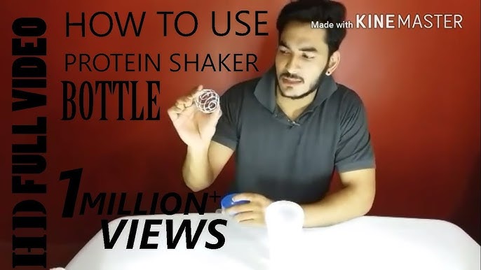 See How Well it Stirs! ZonGym Protein Shaker Bottle 