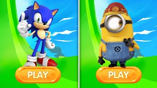 Sonic Dash Vs Minion Rush - Gameplay Speed Battle | Epic Run 🔥😎 screenshot 5