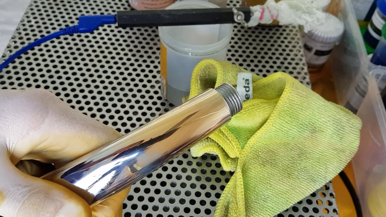 Vergolden auf Chrom- Chrom vergolden mit X-Gold