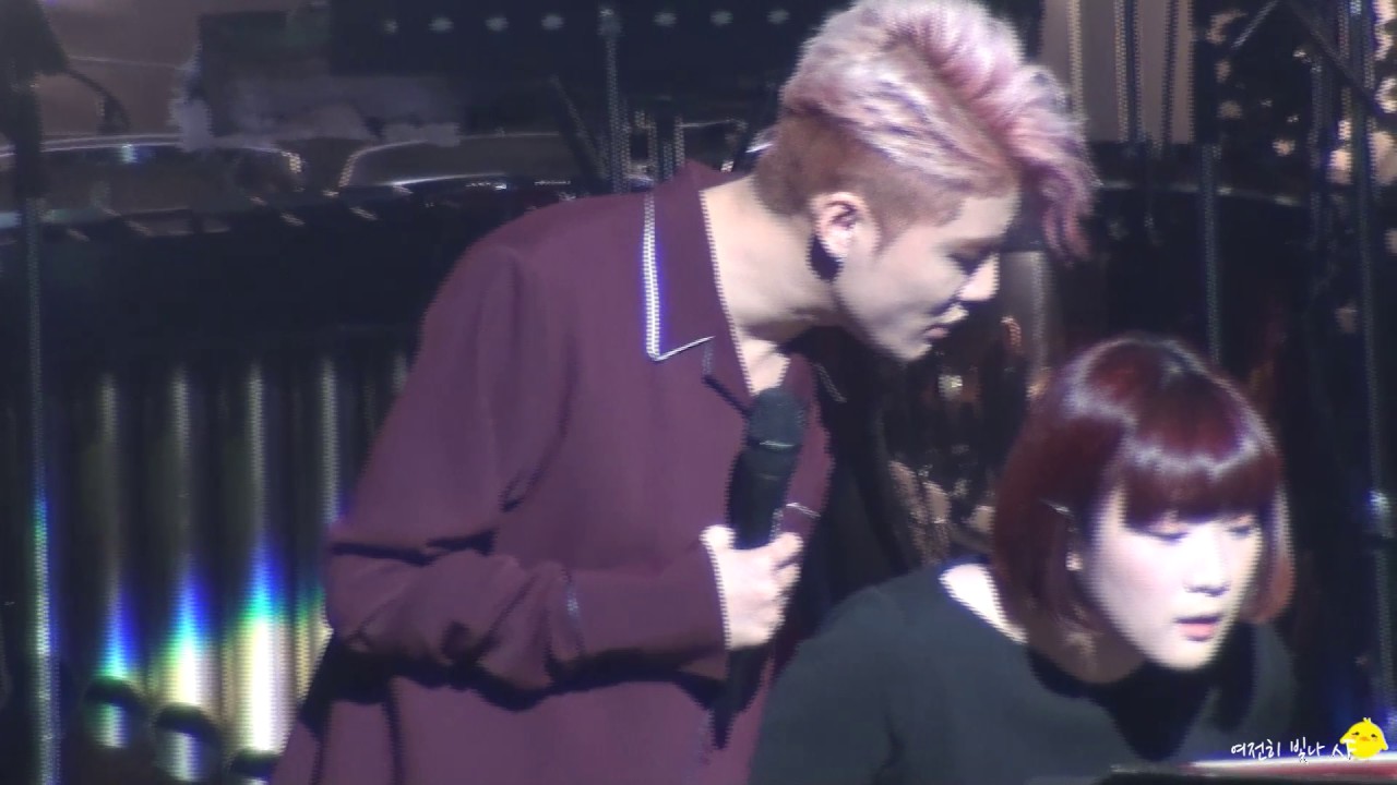 161227 XIA Ballad＆Musical Concert with Orchestra vol.5 in Japan 지니타임 피아노반주에 노래부르기