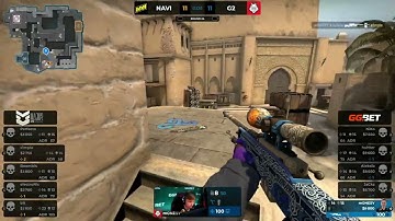 S1MPLE VAC VS M0NESY VAC | PGL Major Antwerp 2022 | CSGO