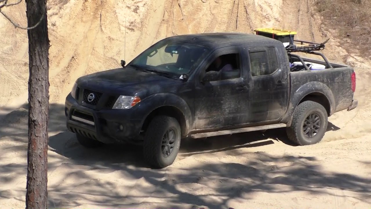 Nissan Frontier Off Road, 2WD Truck on Florida Trails - YouTube