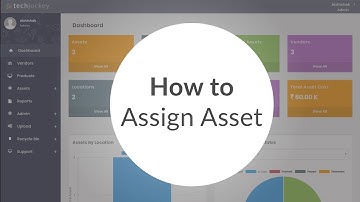 Asset Management - How to Assign Asset | Finance | Free Tool