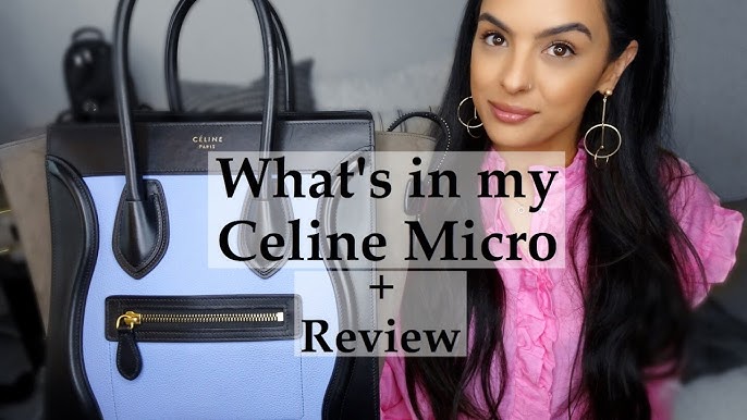Bag Review: Celine Micro Luggage Smiley Face Bag - Lollipuff