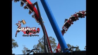 Harley Quinn Crazy Coaster Testing Footage 6-10-18 screenshot 5