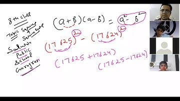 Squares important Olympiad level Question class 8TH