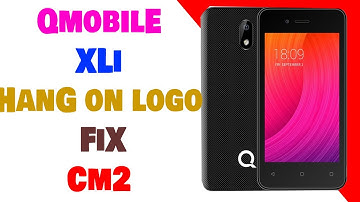 Qmobile XLi hang on logo Fix By 1 Click with CM2