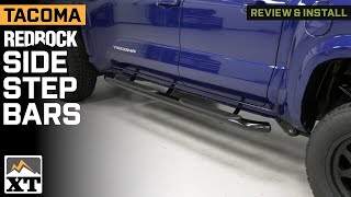 2024-2025 Tacoma RedRock 4-Inch Oval Bent End Side Step Bars Review & Install