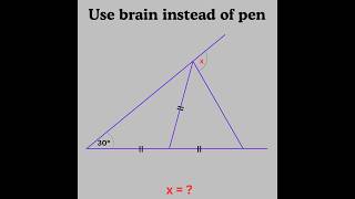 Basic mathematics Triangle problem algebra tricky problem #mathteacher #mathlover #mathfun #algebra