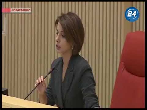 თინა ბოკუჩავა პარლამენტის თავმჯდომარესთან ავიდა