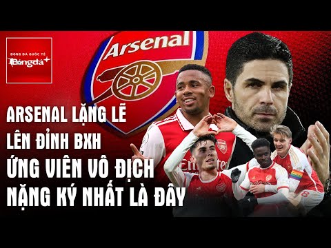 ARSENAL LẶNG LẼ LÊN ĐỈNH BXH: ỨNG VIÊN VÔ ĐỊCH NẶNG KÝ NHẤT LÀ ĐÂY | BÁO BÓNG ĐÁ QUỐC TẾ