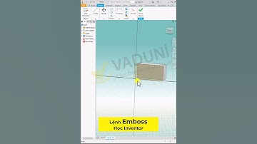 Hướng dẫn sử dụng lệnh Emboss để tạo chữ nổi trong Inventor