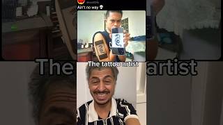 The tattoo artist is 💀