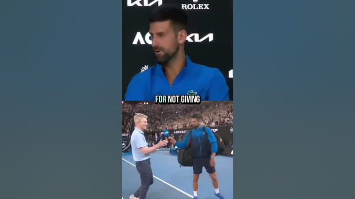 Novak Djokovic refused to give an on-court interview after his fourth round match 👀